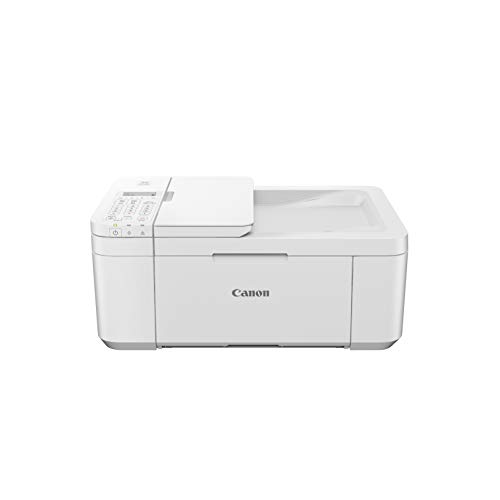 Canon PIXMA TR4551 Drucker Farbtintenstrahl Multifunktionsgerät DIN A4 (Farbdruck, Scanner, Kopierer, Fax, 4 in 1, 4.800 x 600 dpi, USB, WIFI, WLAN, Duplexdruck, Print App) weiß von Canon