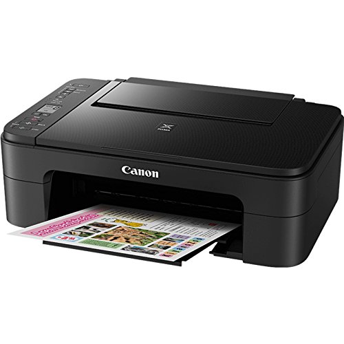 Canon PIXMA TS3150 Drucker Farbtintenstrahl Multifunktionsgerät DIN A4 (Scanner, Kopierer, 4.800 x 1.200 dpi, WLAN, USB, Apple AirPrint, PIXMA Cloud-Link) schwarz von Canon