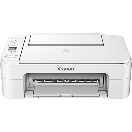 Canon PIXMA TS3351 Farbtintenstrahl-Multifunktionsgerät (Drucken, Scannen, Kopieren, 3, 8 cm LCD Anzeige, WLAN, Print App, 4.800 x 1.200 DPI) Weiss von Canon