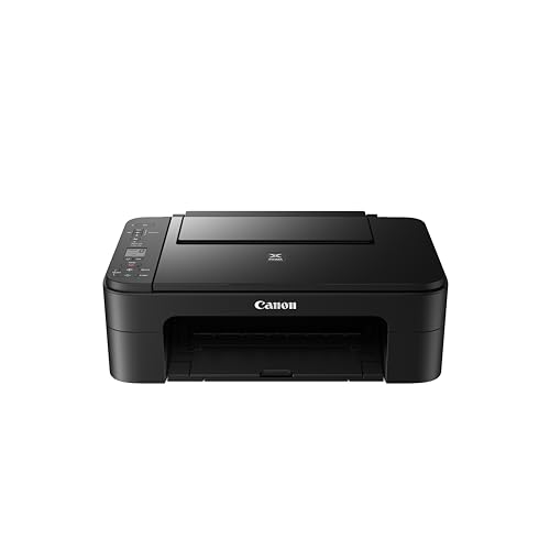 Canon PIXMA TS3355 Drucker Farbtintenstrahl Multifunktionsgerät DIN A4 (Scanner, Kopierer, 4.800 x 1.200 DPI, WLAN, USB, Apple AirPrint, PIXMA Cloud-Link), schwarz von Canon