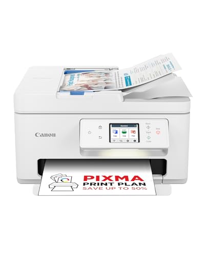 Canon PIXMA TS7750i Serie – All-in-One-Drucker, Kopierer & Scanner für den Heimgebrauch | Kabellos für einfaches Drucken von deinem Smartphone | Canon Drucker für Zuhause mit PIXMA Print Plan von Canon