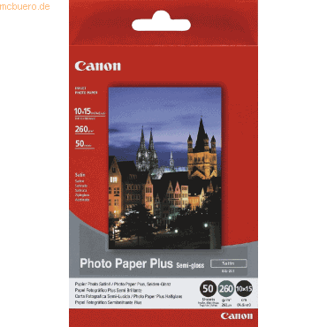 Canon Photopapier Plus SG-201 10x15cm semigloss VE=50 Blatt Canon Photopapier Plus SG-201 10x15cm semigloss VE=50 Blatt von Canon