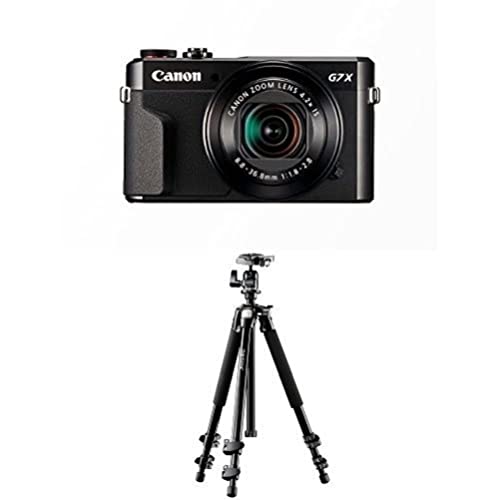 Canon PowerShot G7 X Mark II Digitalkamera mit klappbarem Display (20,1 Megapixel, 4,2-fach optischer Zoom, (7,5 cm (3 Zoll) LCD-Display, Touchscreen) schwarz + Mantona Scout von Canon