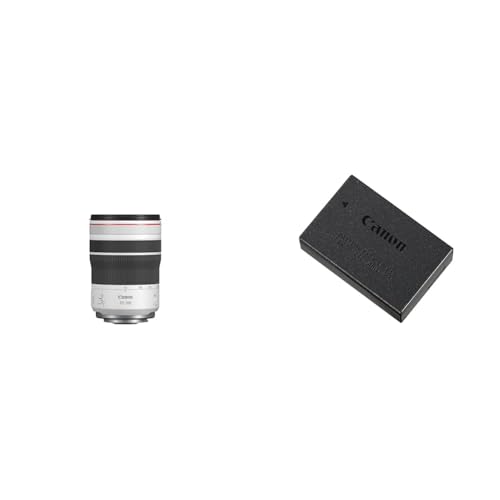 Canon RF 70-200mm F4L is USM Objektiv | Konstante Blendenöffnung von 1:4, kompaktes und leichtes Design, wetterfest, kompatibel mit Allen Canon Kameras der EOS R Serie & 9967B002 Akku LP-E17, schwarz von Canon
