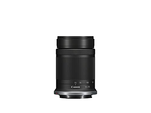 Canon RF-S 55-210mm F5-7.1 is STM Zoombjektiv für APS-C-Kameras der EOS R Serie (3,8-Fach Zoom, 2 UD-Linsen + asphärische Linse, 4,5 Stufen Bildstabilisator, leiser STM-Motor, 7-Lamellen-Irisblende) von Canon