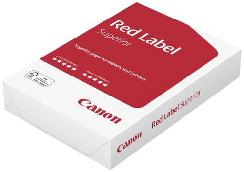 Canon Red Label Superior 97001533 Universal Druckerpapier Kopierpapier DIN A4 90 g/m² 500 Blatt Weiß von Canon