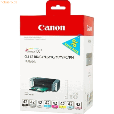 Canon Tinte Original Canon 6384B010 schwarz, grau, lightgrau, cyan, ph von Canon