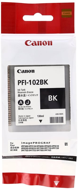 Canon Tinte schwarz, PFI-102BK von Canon