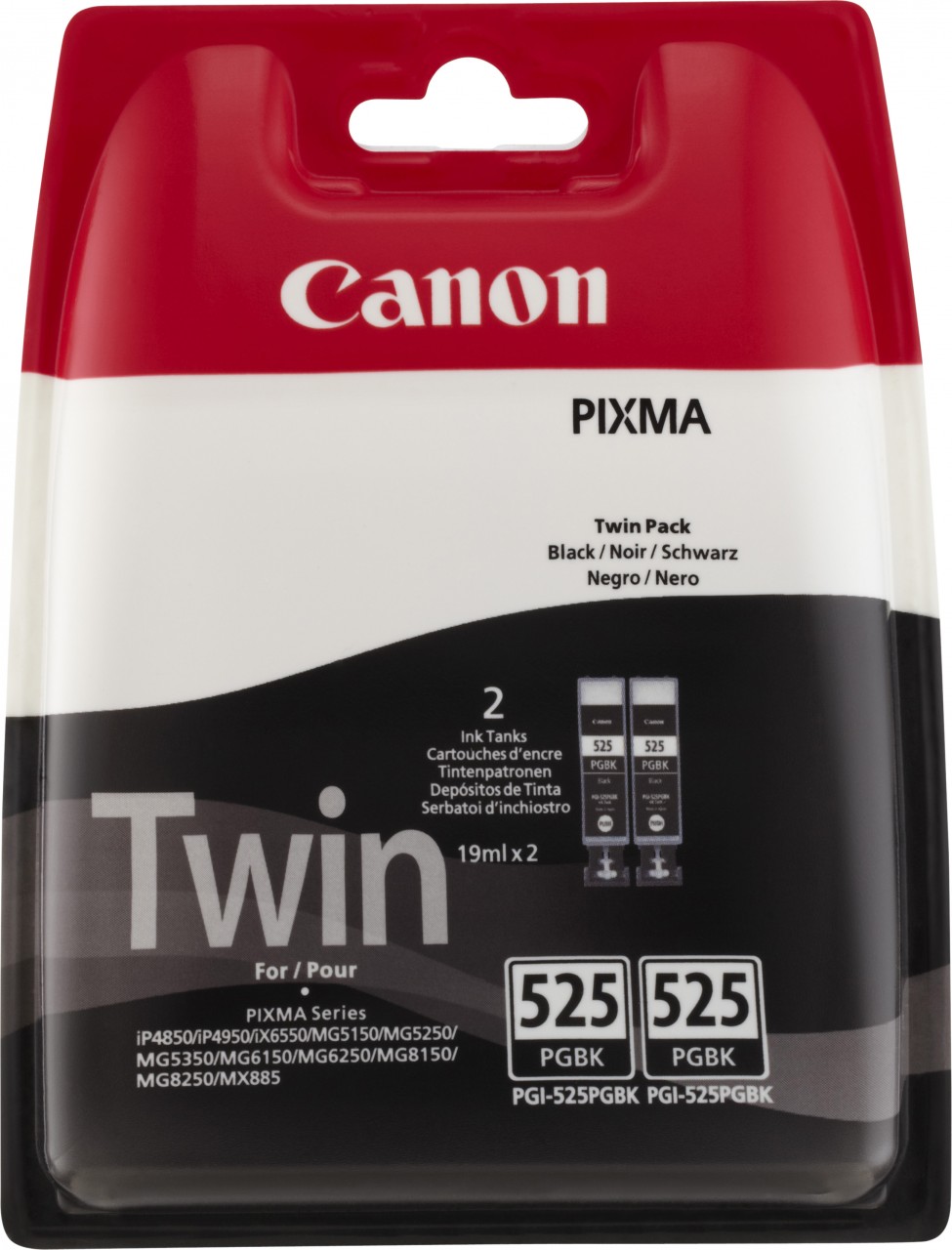 Canon Tinten Doppelpack PGI-525PGBK schwarz Canon Tinten Doppelpack PGI-525PGBK schwarz von Canon