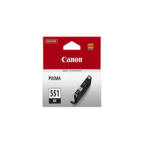 Canon Tintenpatrone CLI-551 BK schwarz black - 7 ml für PIXMA Drucker ORIGINAL von Canon