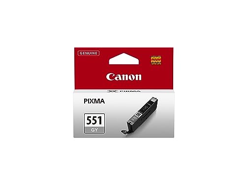 Canon Tintenpatrone CLI-551 GY - 7 ml für Pixma Drucker, Grau, Standard von Canon