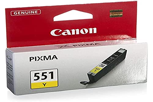 Canon Tintenpatrone CLI-551 Y gelb yellow - 7 ml für PIXMA Drucker ORIGINAL von Canon