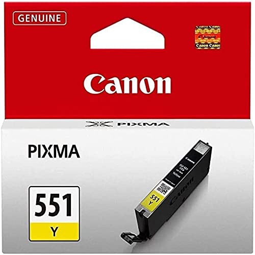 Canon Tintenpatrone CLI-551 Y gelb yellow - 7 ml für PIXMA Drucker ORIGINAL von Canon