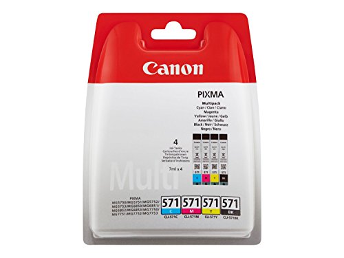 Canon Tintenpatrone CLI-571 Multipack (C/M/Y/BK) von Canon