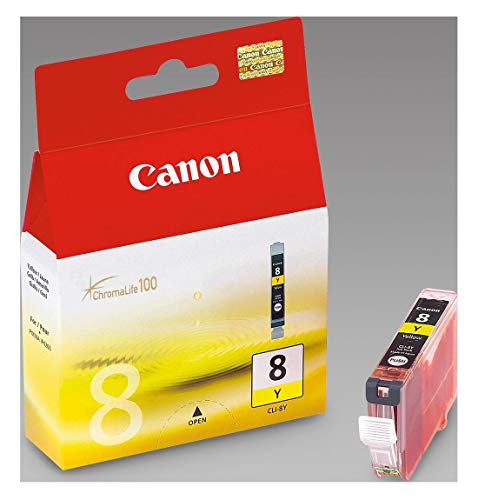 Canon Tintenpatrone CLI-8 Y - gelb 13 ml - Original für Tintenstrahldrucker Einzelpack von Canon