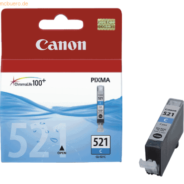 Canon Tintenpatrone Canon CLI-521C cyan von Canon