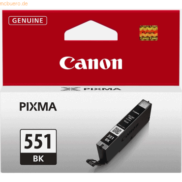 Canon Tintenpatrone Canon CLI-551BK schwarz von Canon