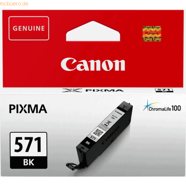 Canon Tintenpatrone Canon CLI-571 schwarz ca. 376 Seiten von Canon