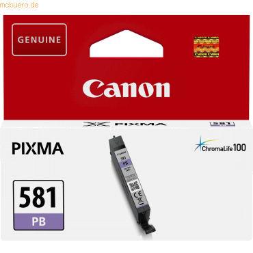 Canon Tintenpatrone Canon CLI-581PB blau photo von Canon