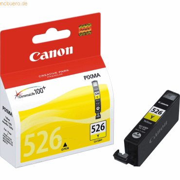 Canon Tintenpatrone Canon CLI526Y gelb von Canon