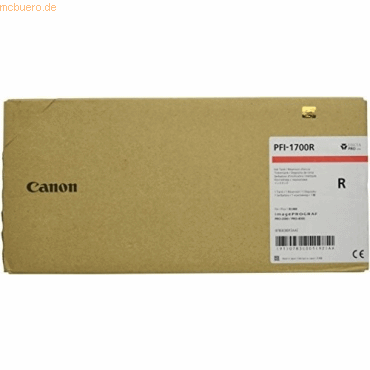 Canon Tintenpatrone Canon PFI-1700R rot Canon Tintenpatrone Canon PFI-1700R rot von Canon