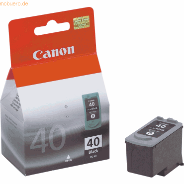 Canon Tintenpatrone Canon PG40 schwarz von Canon