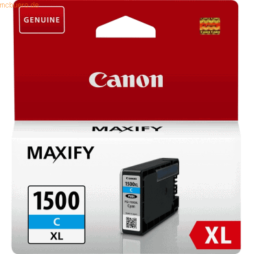 Canon Tintenpatrone Canon PGI-1500XL cyan ca. 900 Seiten von Canon