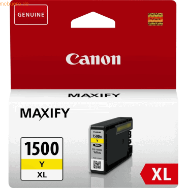 Canon Tintenpatrone Canon PGI-1500XL gelb ca. 900 Seiten von Canon