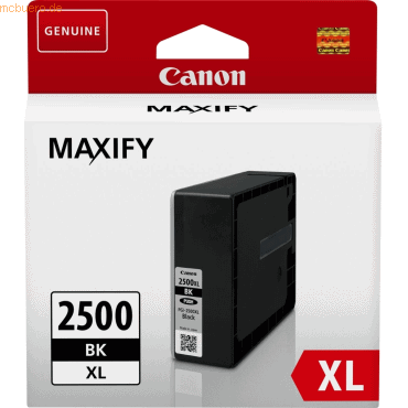 Canon Tintenpatrone Canon PGI-2500XL schwarz ca. 2.500 Seiten Canon Tintenpatrone Canon PGI-2500XL schwarz ca. 2.500 Seiten von Canon
