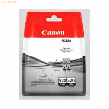 Canon Tintenpatrone Canon PGI 520 BK VE=2 Stück schwarz Canon Tintenpatrone Canon PGI 520 BK VE=2 Stück schwarz von Canon