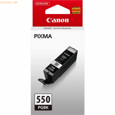 Canon Tintenpatrone Canon PGI-550PGBK schwarz ca. 300 Seiten von Canon