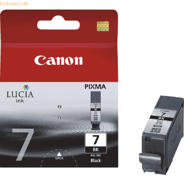 Canon Tintenpatrone Canon PGI-7BK schwarz von Canon