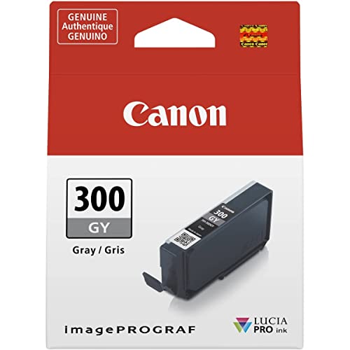 Canon Tintenpatrone PFI-300GY - grau 14,4 ml - Original für Tintenstrahldrucker von Canon