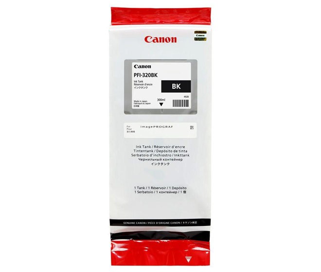 Canon Tintenpatrone PFI-320BK 300ml schwarz Canon Tintenpatrone PFI-320BK 300ml schwarz von Canon