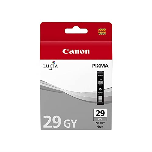Canon Tintenpatrone PGI-29 GY - grau 36 ml - Original für Tintenstrahldrucker, Einzelpack von Canon