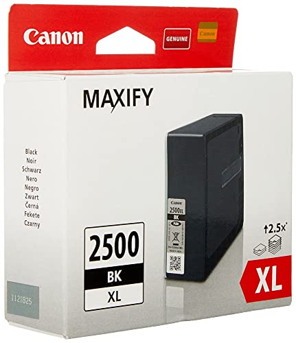 Canon Tintenpatrone schwarz Black 70,9 ml ORIGINAL für MAXIFY Drucker PGI-2500XLBK Canon Tintenpatrone schwarz Black 70,9 ml ORIGINAL für MAXIFY Drucker PGI-2500XLBK von Canon