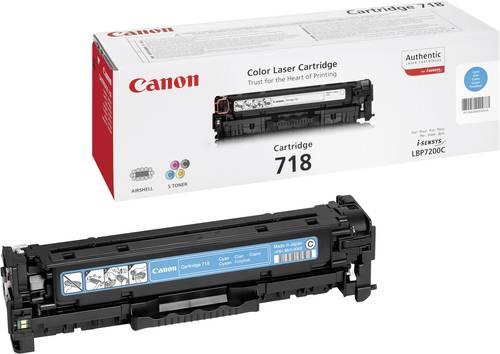 Canon Toner 718 C Original Cyan 2900 Seiten 2661B002 von Canon
