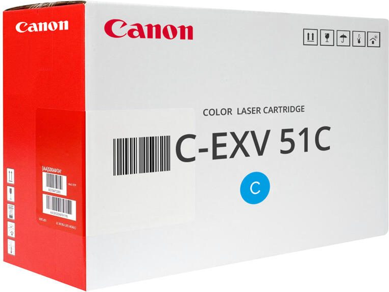 Canon Toner C-EXV 51 - Cyan - Kapazität: 60.000 Seiten (0482C002) von Canon