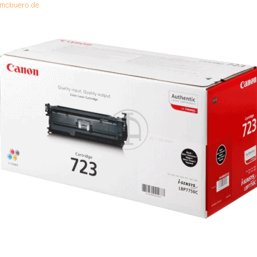 Canon Toner Canon 723K schwarz Canon Toner Canon 723K schwarz von Canon