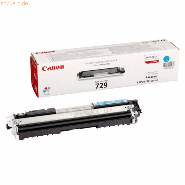 Canon Toner Canon 729C cyan von Canon