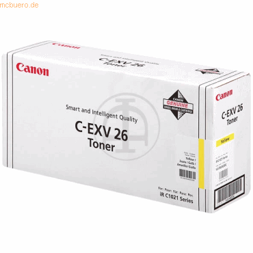 Canon Toner Canon C-EXV26Y yellow von Canon