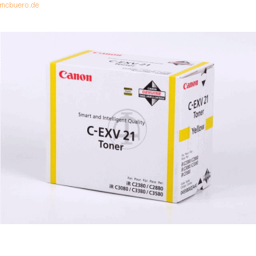 Canon Toner Canon CEXV21Y gelb Canon Toner Canon CEXV21Y gelb von Canon