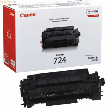 Canon Toner Canon CRG724 schwarz von Canon