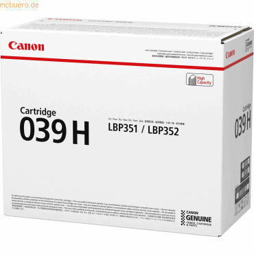 Canon Toner-Kartusche Canon 0288C001 schwarz von Canon
