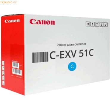Canon Toner-Kit Canon C-EXV51C cyan von Canon