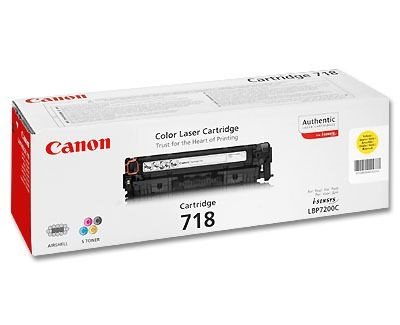 Canon Toner gelb, Cartridge Nr. 718 für LBP7200 von Canon