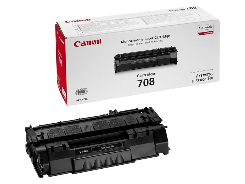 Canon Toner schwarz, Cartridge 708, 0266B002AA von Canon