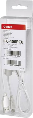 Canon USB-Kabel USB 2.0 USB-A Stecker, USB-Mini-B Stecker 1.50m Weiß 9370A001 von Canon