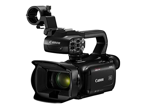 Canon XA60 Camcorder 4K Full HD (UHD Videokamera 20fach Zoom, 1/2,3-Zoll-Typ CMOS-Sensor, Autofokus, 5 Achsen Bildstabilisierung, HDMI Ausgang, 3,5-Zoll LC-Display, UVC Streaming) schwarz von Canon