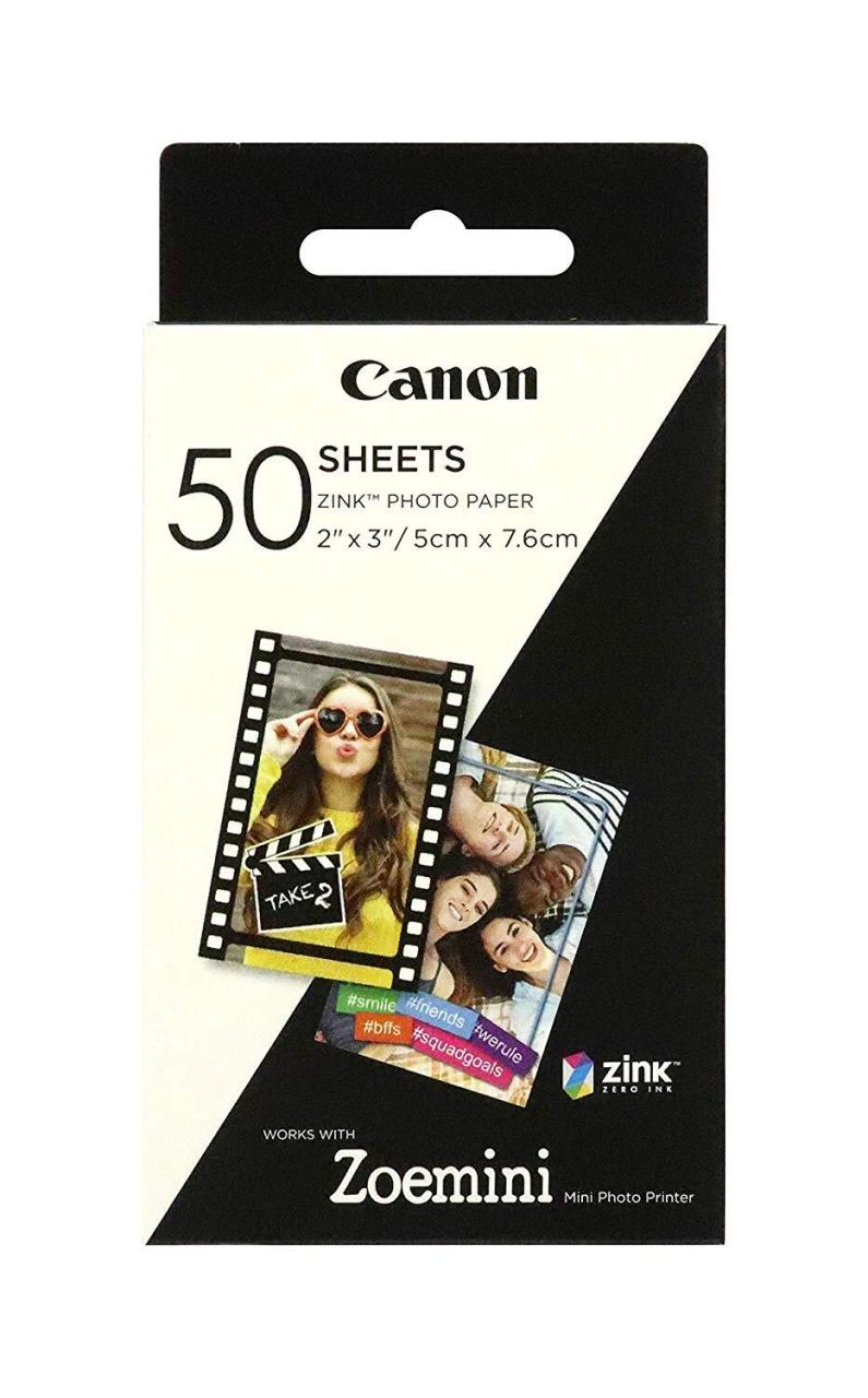 Canon ZP-2030 ZINK Fotopapier 50x75mm - 50 Blatt von Canon